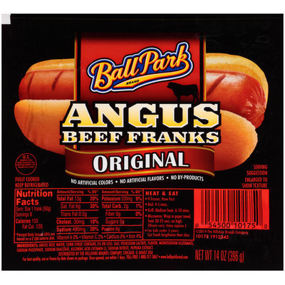 Ball Park Angus Beef Original Franks 14 oz. Pack