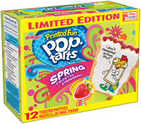 Kellogg’s® Spring Frosted Strawberry Printed Fun® Pop•Tarts® Toaster Pastries