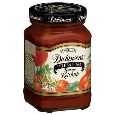 Dickinson's Premium Tomato Ketchup 8.5 Oz Glass Bottle