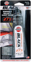 VersaChem® Black Silicone Windshield Sealant & Gasket Maker Type 273 .3 oz. Tube