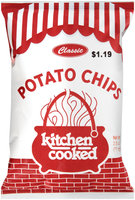 Kitchen Cooked Classic Potato Chips $1.19 Prepriced 2.5 oz. Bag