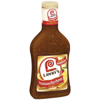 Wet Marinade 30 Minute Louisiana Red Pepper W/Lemon Juice Lawry's Marinade 12 Fl Oz Plastic Bottle