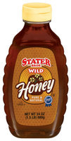 Stater Bros. Wild Pure & Natural Honey 24 Oz Plastic Bottle