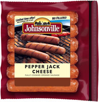Johnsonville Pepper Jack Cheese Smoked Sausage 14oz zip pkg (101723)