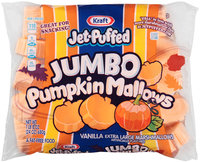 Kraft Jet-Puffed Jumbo PumpkinMallows Marshmallows 24 oz. Bag