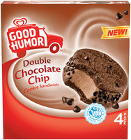 Good Humor™ Double Chocolate Chip Cookie Sandwich 4 ct Box