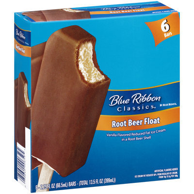 Blue Ribbon Classics Root Beer Float Ice Cream Bars 6-2.25 fl. oz. Bars