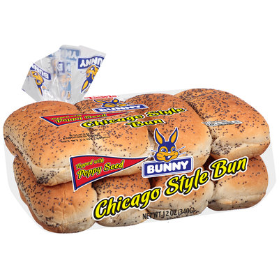 Bunny® Chicago Style Bun 8 ct Bag