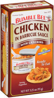 Bumble Bee® Chicken in Barbecue Sauce with Crackers Kit 3.25 oz. Box