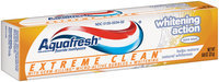 Aquafresh® Extreme Clean® Whitening Action Mint Blast Fluoride Toothpaste 0.8 oz. Box