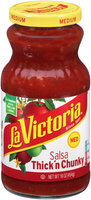 La Victoria® Medium Thick'n Chunky Salsa 16 oz. Jar