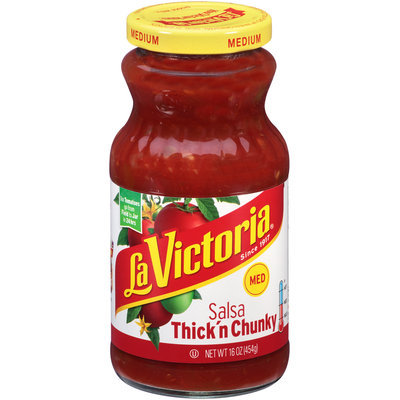 La Victoria® Medium Thick'n Chunky Salsa 16 oz. Jar