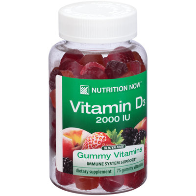 Nutrition Now™ Vitamin D3 2000 IU Dietary Supplement Gummy Vitamins 75 ct Bottle