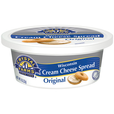 Crystal Farms® Wisconsin Original Cream Cheese Spread 8 oz. Package