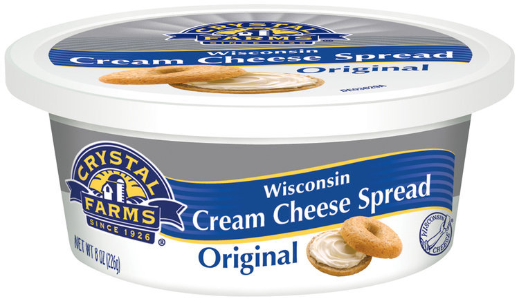Crystal Farms® Wisconsin Original Cream Cheese Spread 8 oz. Package