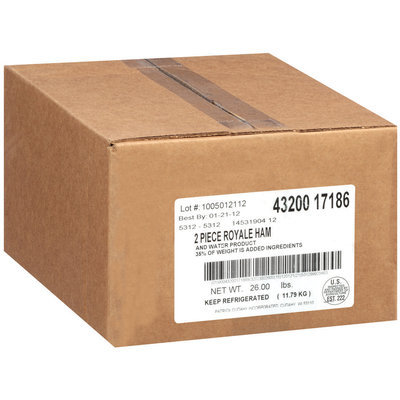 PATRICK CUDAHY Deli Royale Cooked And Water Product 13 lb Ham - Deli CW