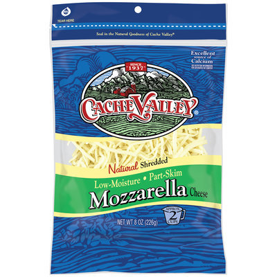 Cache Valley® Natural Shredded Mozzarella Cheese 8 oz. Bag