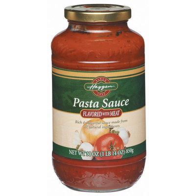 Haggen Flavored W/Meat Pasta Sauce 30 Oz Jar