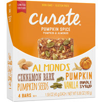 Curate™ Pumpkin Spice Pumpkin & Almonds Snack Bars 4-1.59 oz. Bars