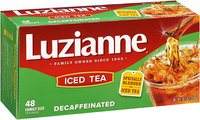 Luzianne® Decaffeinated Iced Tea Family Size 48 ct. Bag.