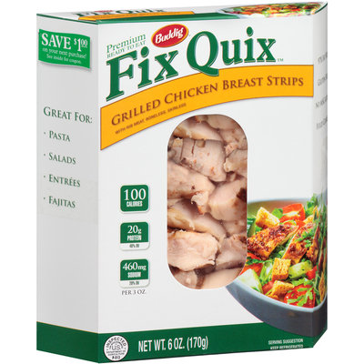 Buddig™ Fix Quix™ Grilled Chicken Breast Strips 6 oz. Box