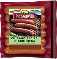 Johnsonville Chicago Recipe Giardiniera Smoked Sausage 14oz zip pkg (101721)