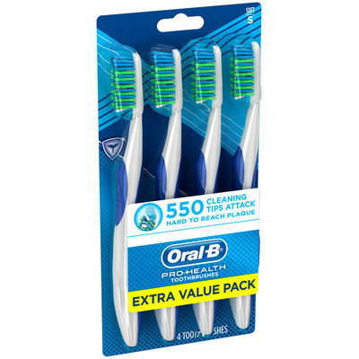 CrossAction Oral-B Pro-Health 40 Soft Toothbrush 4 Count