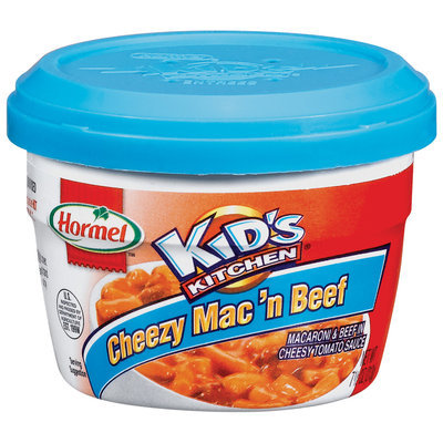 HORMEL KID'S KITCHEN Microwave Cup Cheezy Mac 'n Beef 7.5 OZ CUP