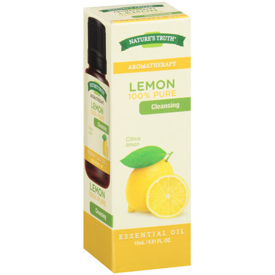 Nature's Truth® Aromatherapy Lemon 100% Pure Essential Oil 0.51 fl. oz. Box