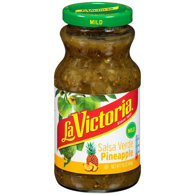 La Victoria® Mild Pineapple Salsa Verde 16 oz. Jar