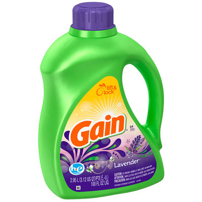 Gain with FreshLock HE Lavender Liquid Detergent 100 fl. oz.