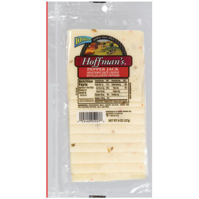 Hoffman's Pepper Jack Cheese Slices 10 Ct Peg
