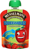 Musselman's® Squeezables Unsweetened Apple Sauce 3.17 oz. Pouch