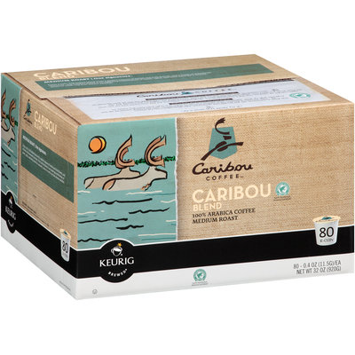 Caribou Coffee® Caribou Blend 100% Arabica Coffee Medium Roast 80-.43 oz. Box