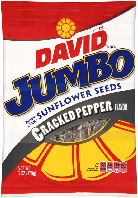 david® jumbo cracked pepper flavor sunflower seeds Reviews 2019