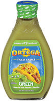 Ortega Green Mild Taco Sauce 16 Oz Glass Bottle