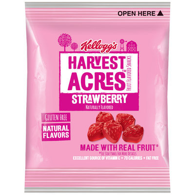 Kellogg's® Harvest Acres™ Strawberry Fruit Flavored Snacks 0.8 oz. Pouch