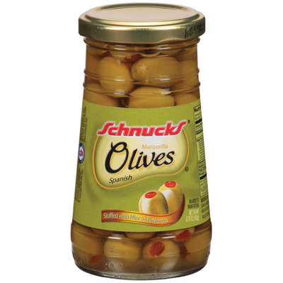 Schnucks Manzanilla Spanish Olives 5.75 Oz Jar
