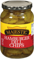 Majestic Hamburger Dill Chips Pickles 16 fl. oz.