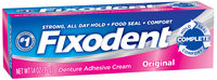 Fixodent Complete Original Denture Adhesive Cream