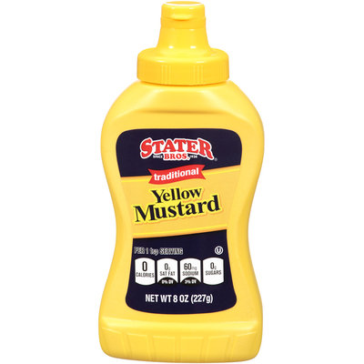 Stater Bros.® Traditional Yellow Mustard 8 oz. Squeeze Bottle