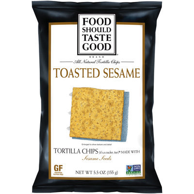 Food Should Taste Good Toasted Sesame Tortilla Chips
