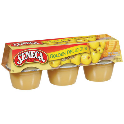 Seneca Golden Delicious 4 Oz Apple Sauce 6 Ct Carded Pk