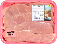Wafer Thin Sirloin Pork Chops Tray