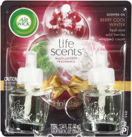 Air Wick® Life Scents™ Holiday Edition Berry Cool Winter Scented Oil Refills 2-0.67 fl. oz. Carded Pack