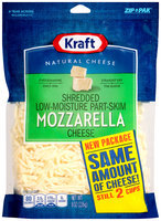 Kraft Shredded Mozzarella Cheese 8 oz. ZIP-PAK®