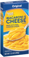 Great Value™ Original Macaroni & Cheese 7.25 oz. Box