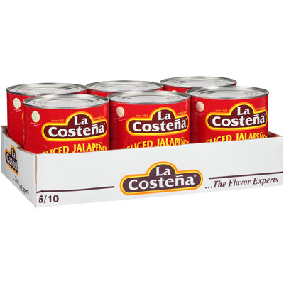 La Costena® Green Pickled Sliced Jalapeno Peppers 6-91.7 oz. Cans