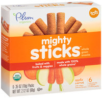 Plum® Organics Tots Mighty Sticks™ Apple Carrot Whole Grain Snacks 6-.35 oz. Box