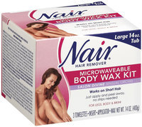 Nair Body Wax Kit Microwaveable Salon Divine Sensual Orchid Hair Remover 14 Oz Box